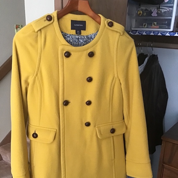 Spring Military Style Wool Coat - Picture 1 of 7